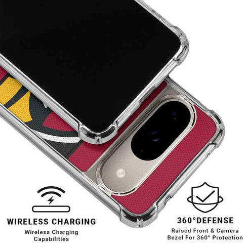 NFL Arizona Cardinals Zone Block Google Pixel 10 Clear Case